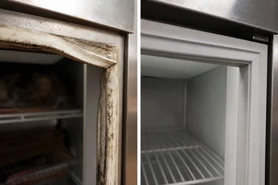 Cleaning Commercial Refrigerator Gaskets Without Destroying Them