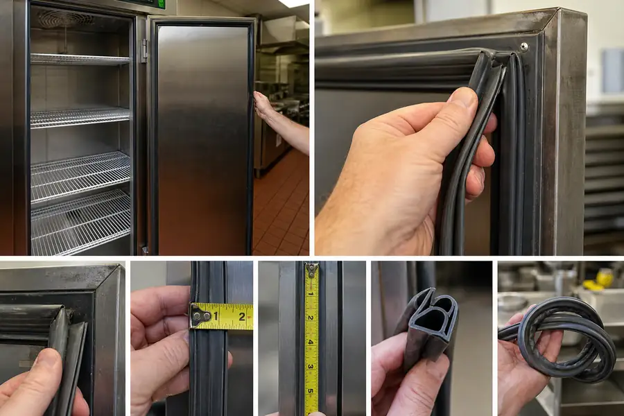 How to Measure a Commercial Refrigerator Gasket Correctly